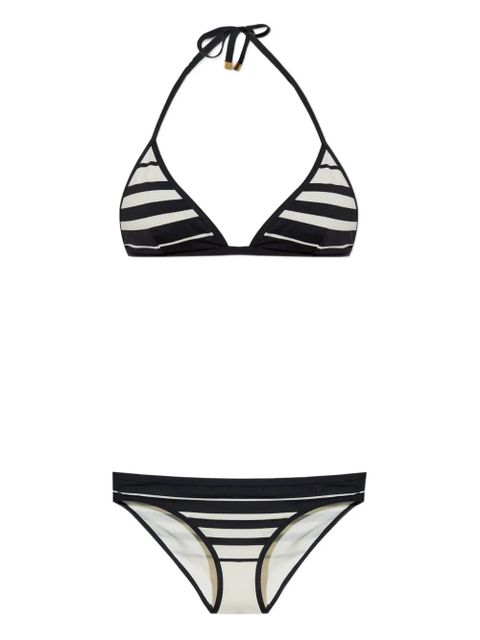 TOM FORD striped triangle-cup bikini - Black - zdjęcie produktu nr 1