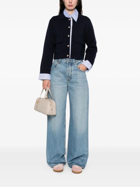 SANDRO buttoned-fastening cardigan - Blue - zdjęcie produktu nr 2