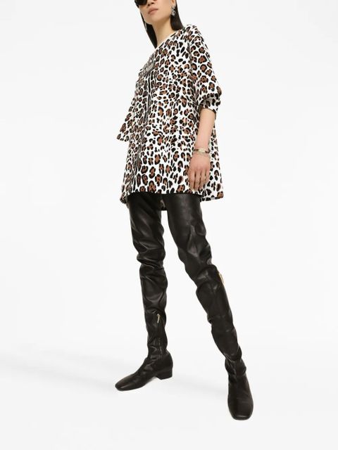 Dolce & Gabbana engraved-logo adjustable-fit bracelet - Black