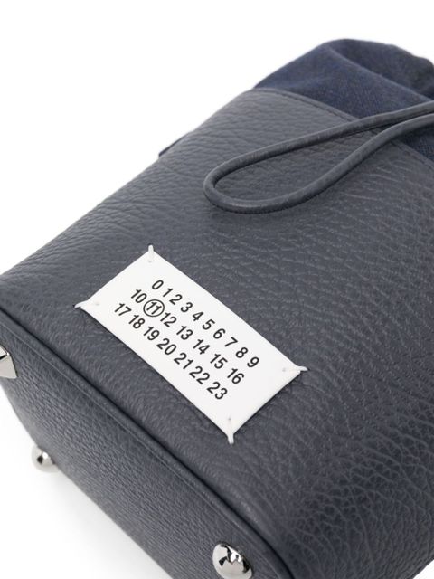 Maison Margiela 5AC logo-patch bucket bag - Blue