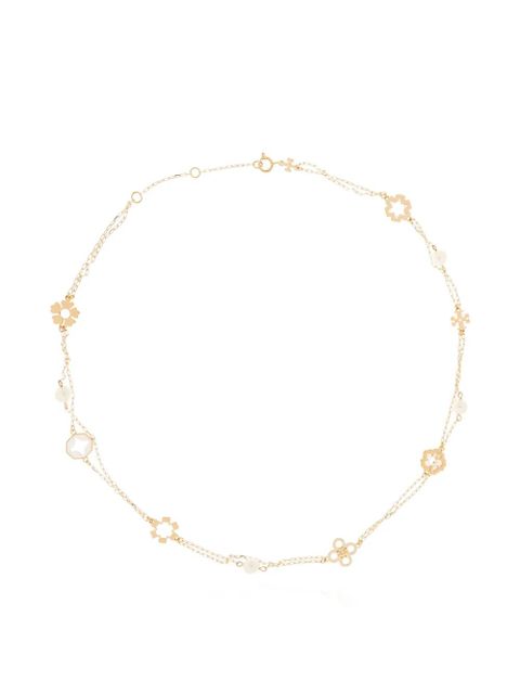 Tory Burch flower necklace - Gold - zdjęcie produktu nr 1