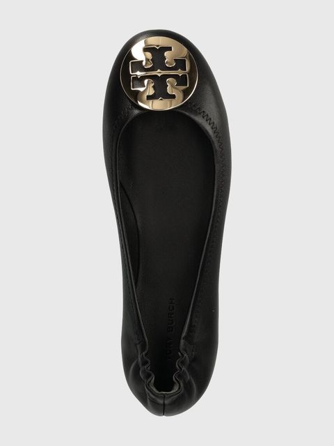 Tory Burch baleriny skórzane MINNIE TRAVEL BALLET