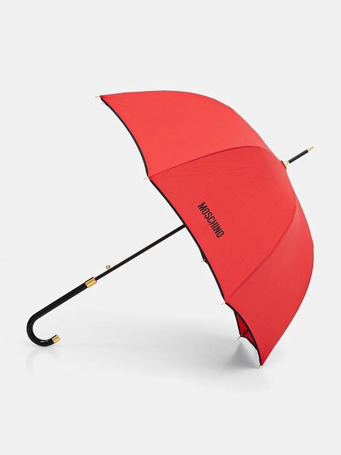 Moschino parasol kolor czerwony 9060