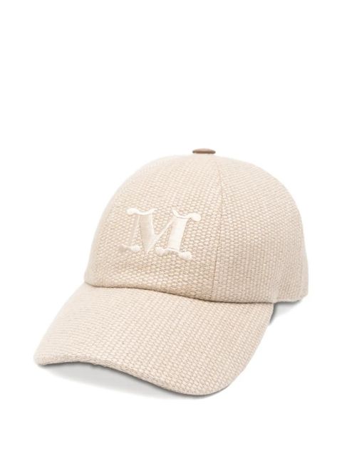 Max Mara initial embroidered cap - Neutrals - zdjęcie produktu nr 1