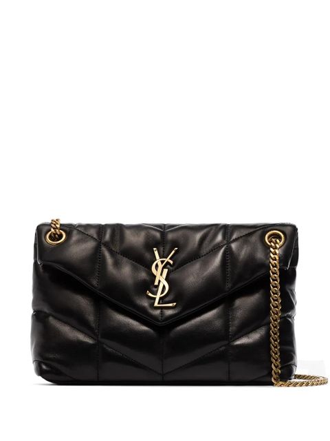 Saint Laurent small Loulou Puffer shoulder bag - Black - zdjęcie produktu nr 1