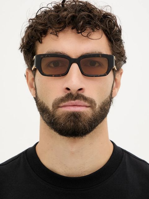 Bottega Veneta okulary przeciwsłoneczne kolor brązowy BV1406S