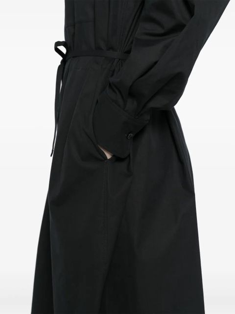 LEMAIRE drawstring shirt dress - Black