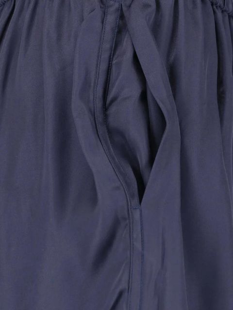 The Frankie Shop Nelis satin trousers - Blue