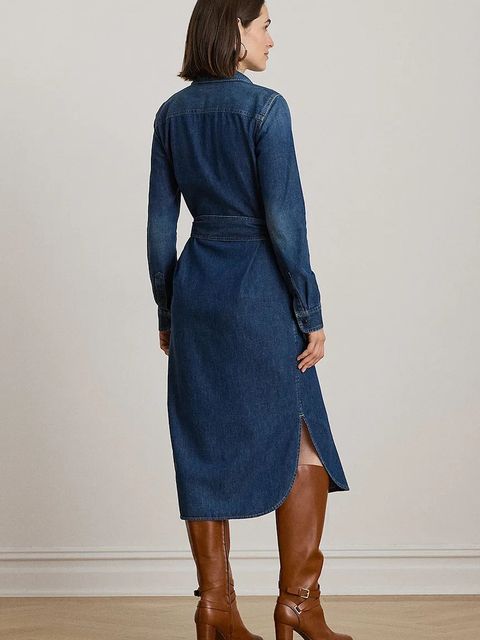 Lauren Ralph Lauren sukienka jeansowa - zdjęcie produktu nr 1