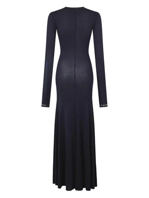 Rabanne cut-out evening dress - Black