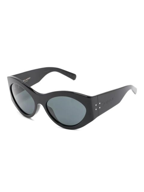 Saint Laurent Eyewear SL 854 oval-frame sunglasses - Black
