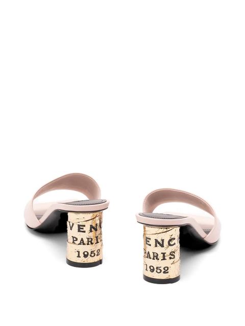 Givenchy Tape Heeled leather sandals - Neutrals