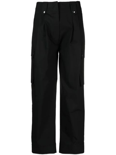 TWINSET cropped straight-leg trousers - Black - zdjęcie produktu nr 1