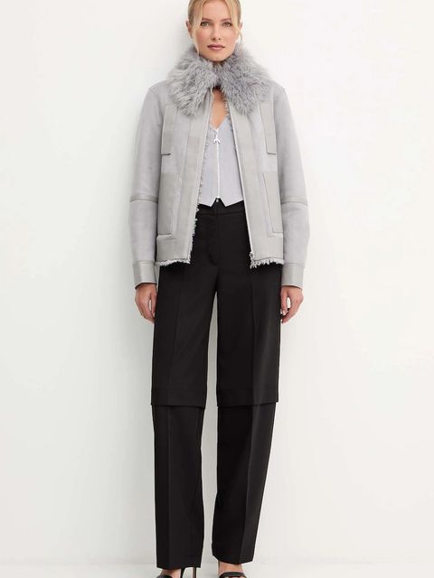 Patrizia Pepe kurtka kolor szary przejściowa 2O0176 E075