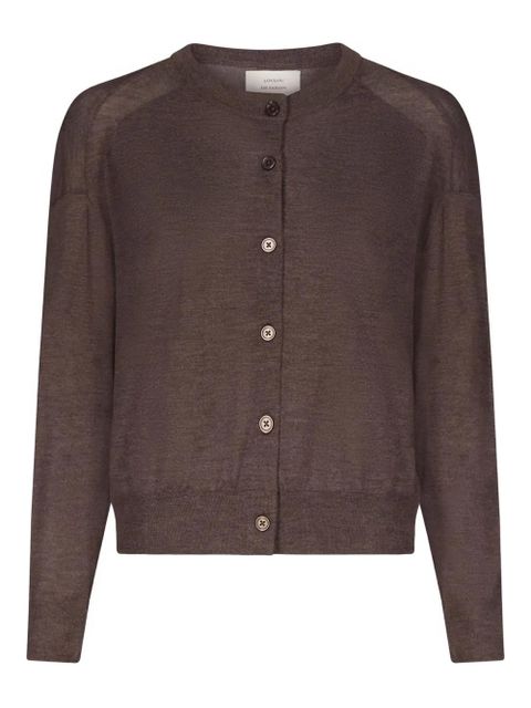LouLou de Saison KITA buttoned ribbed cardigan - Brown - zdjęcie produktu nr 1