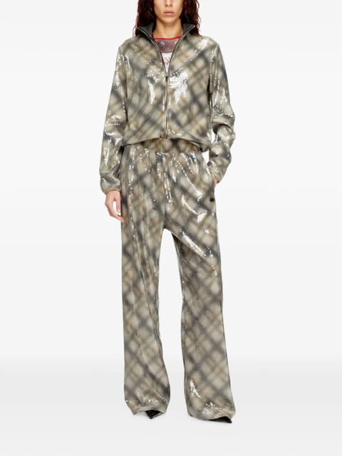Diesel P-Erqueen sequinned trousers - Neutrals - zdjęcie produktu nr 2