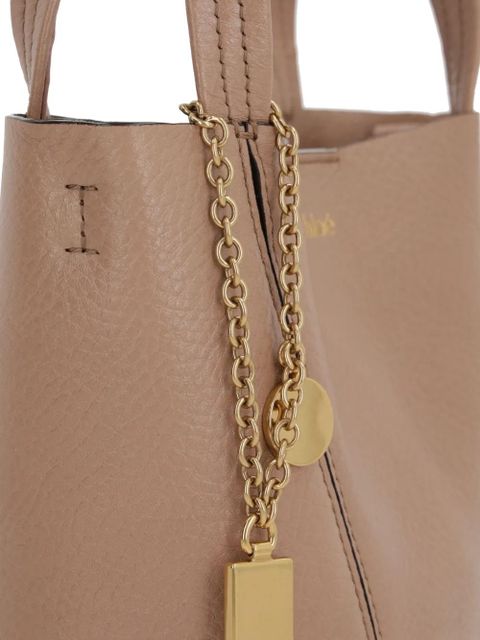 Chloé leather tote bag - Brown