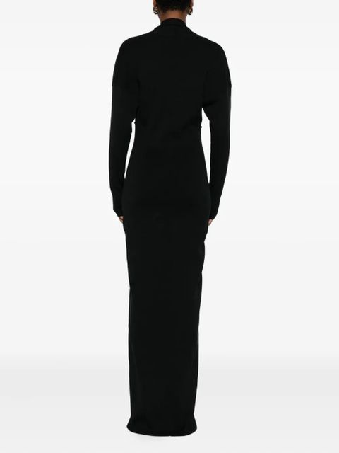 ENTIRE STUDIOS v-neck maxi dress - Black - zdjęcie produktu nr 2