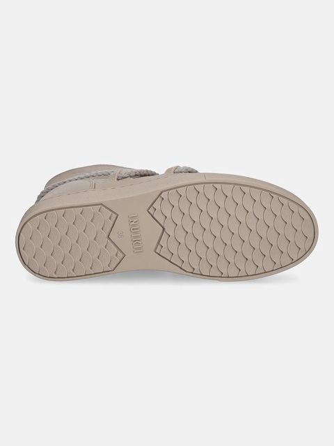 Inuikii śniegowce skórzane Classic kolor szary 1001.003.0122.030