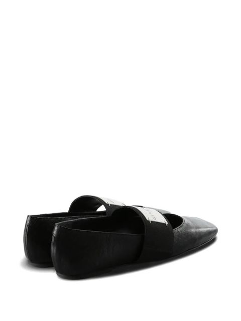 Givenchy Sliced Square elastic-strap ballet flats - Black