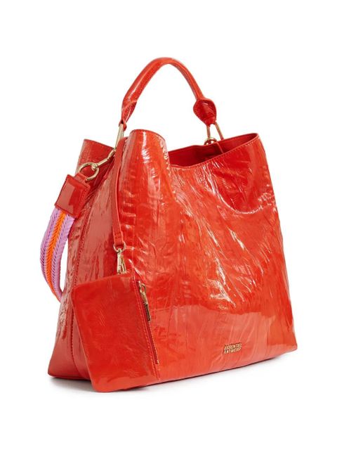 Essentiel Antwerp Jistalo logo-detail shoulder bag - Red