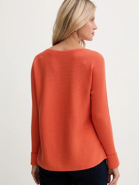 United Colors of Benetton sweter z dodatkiem wełny damski kolor pomarańczowy 1Y6SD10CH