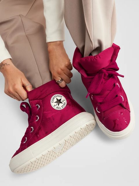 Converse śniegowce Chuck Taylor All Star Elements Boot kolor czerwony A14274C