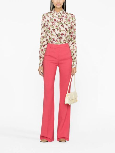 ETRO mid-rise flared trousers - Pink - zdjęcie produktu nr 2