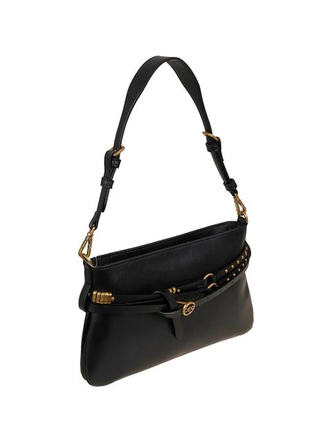 PINKO logo-detail shoulder bag - Black