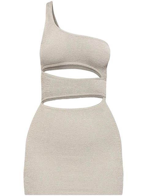 Bond-eye Rico asymmetric minidress - Grey - zdjęcie produktu nr 1