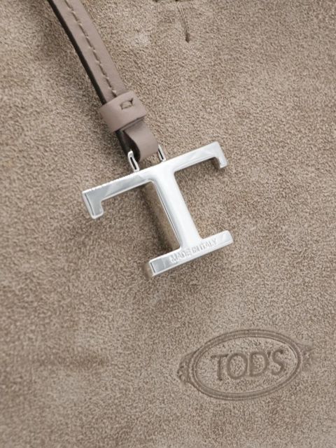 Tod's mini T-charm tote bag - Neutrals