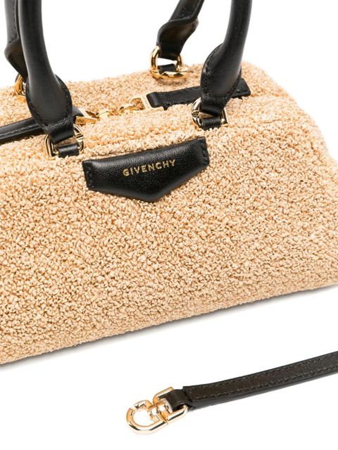 Givenchy mini Antigona zip-up shoulder bag - Neutrals
