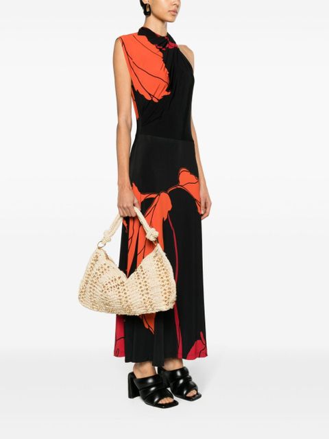 Cult Gaia Hera raffia shoulder bag - Neutrals