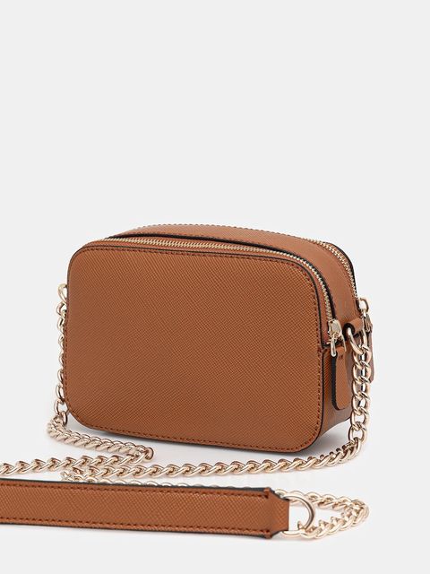 Guess torebka NOELLE kolor brązowy HWZG96 72140