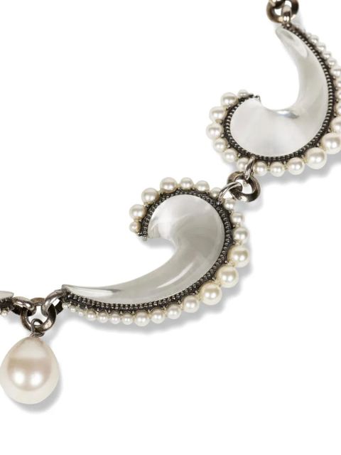 ETRO paisley-embellished necklace - Silver