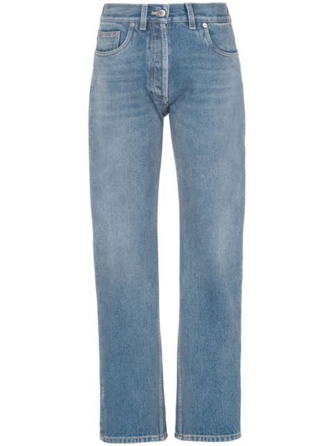 Prada low-rise organic-denim jeans - Blue - zdjęcie produktu nr 1