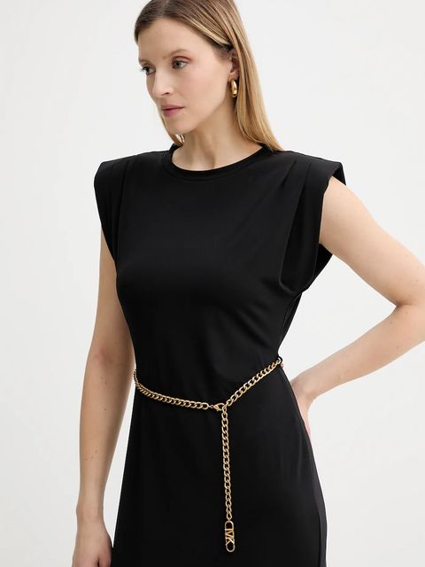 MICHAEL Michael Kors sukienka kolor czarny mini rozkloszowana MT5831SH6J