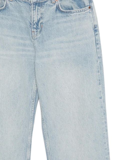 Reformation CHARLEE low rise straight leg jeans - Blue - zdjęcie produktu nr 2