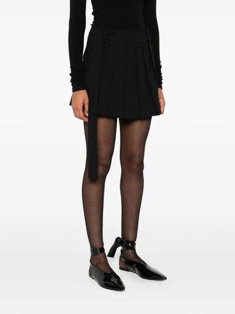 Eleh pleated belted skirt - Black - zdjęcie produktu nr 2