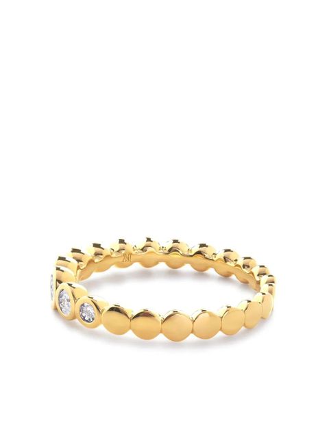 Monica Vinader Graduated half eternity ring - Gold - zdjęcie produktu nr 2