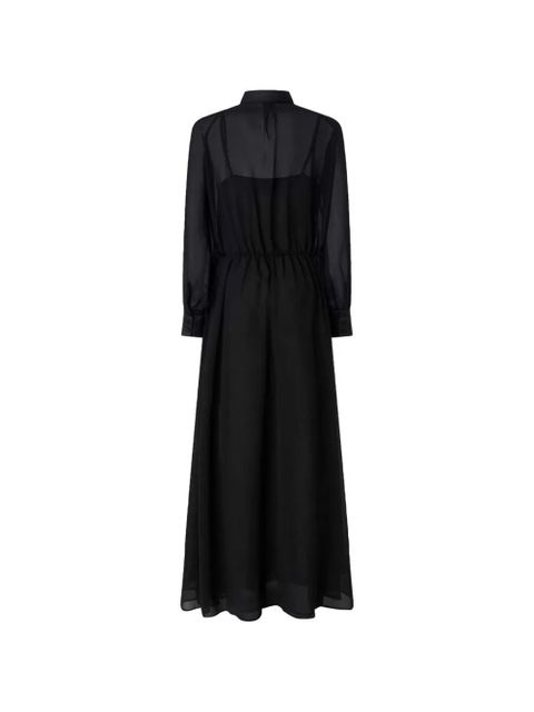 PINKO long sleeve maxi dress - Black - zdjęcie produktu nr 2