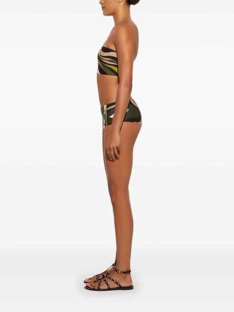 PUCCI Marmo-print bikini briefs - Green