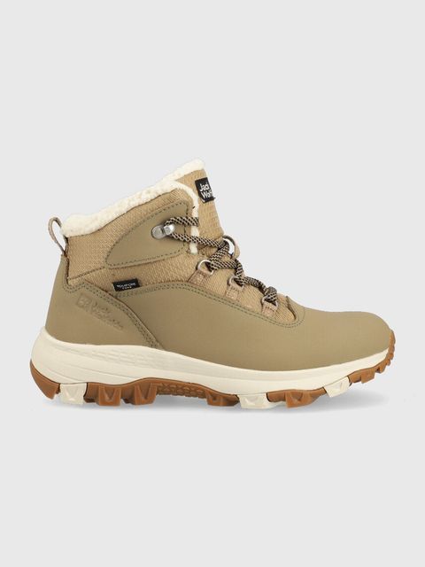 Jack Wolfskin buty Everquest Texapore Mid damskie kolor brązowy ocieplone 4053581 - zdjęcie produktu nr 1