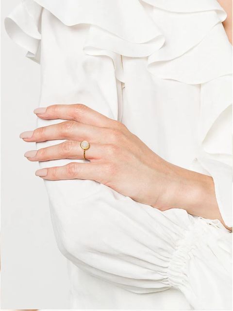Monica Vinader Siren Stacking Moonstone ring - Gold - zdjęcie produktu nr 2