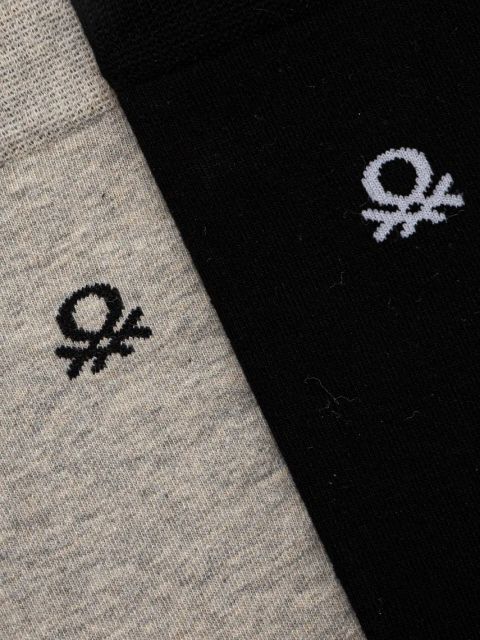 United Colors of Benetton skarpetki 2-pack kolor czarny 6AO427031