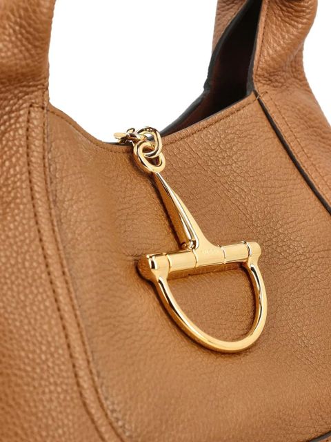 Gucci horsebit pebbled bag - Brown - zdjęcie produktu nr 2
