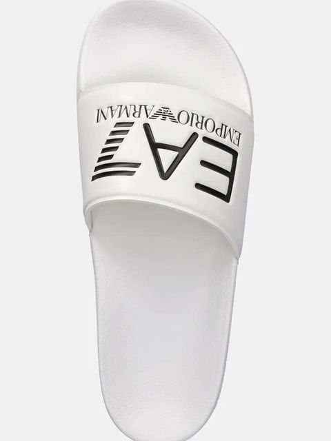 EA7 Emporio Armani klapki damskie kolor biały AF15118.7X000108