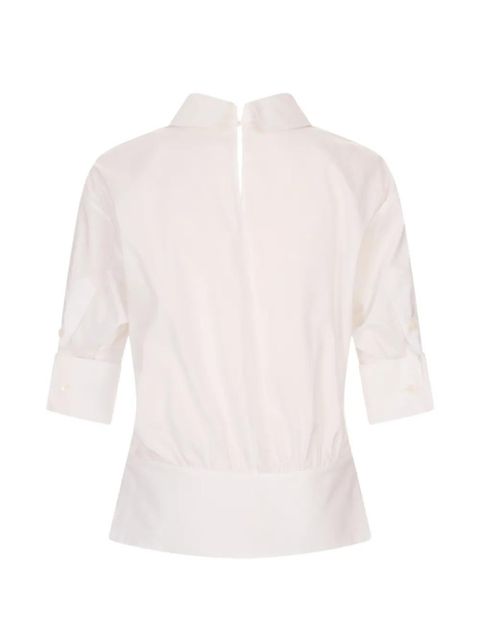 Marni pleated short-sleeve shirt - White - zdjęcie produktu nr 2
