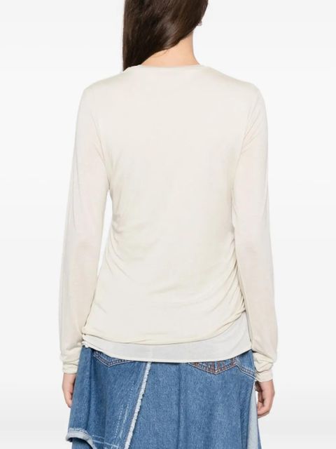 JW Anderson layered T-shirt - White - zdjęcie produktu nr 2