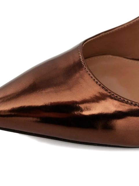 Aquazzura 85mm Love Affair pointed ankle strap pumps - Brown